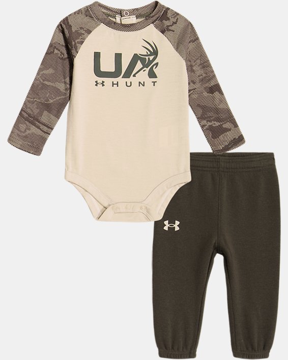 Boys' Infant UA Hunt Logo Set, Brown, pdpMainDesktop image number 0